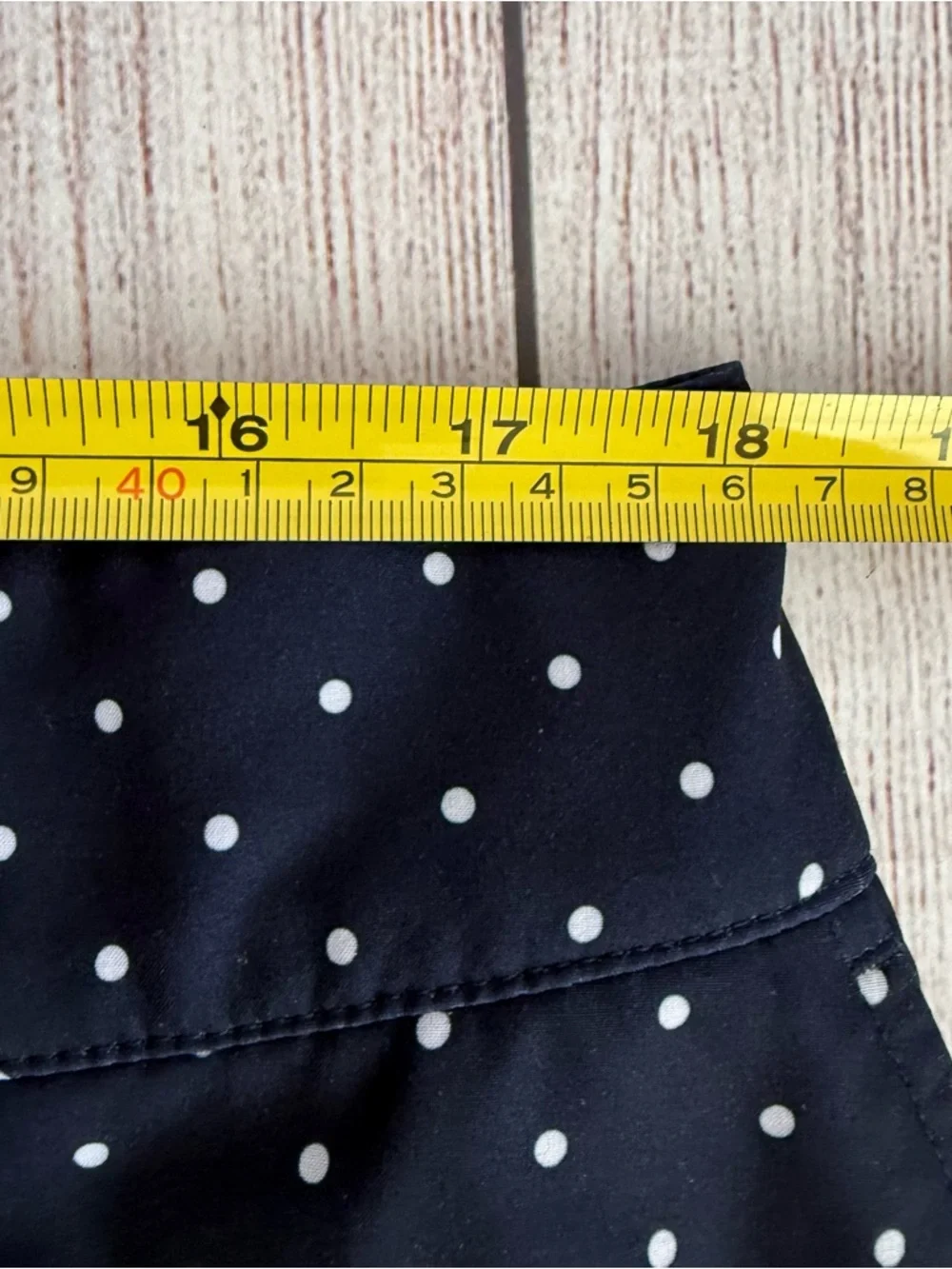 IZOD Golf Blue Polka Dot Skort 14